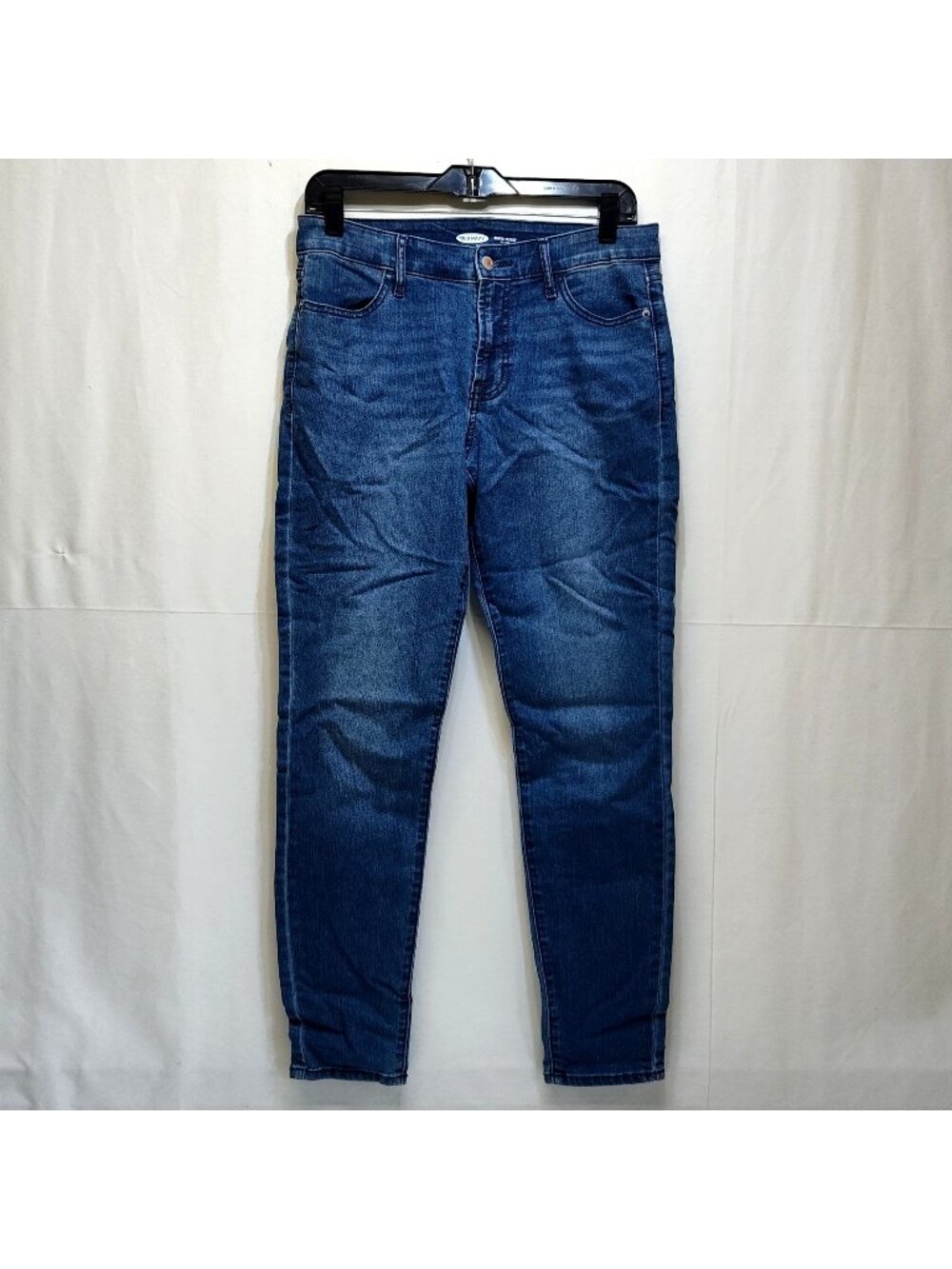 Old Navy Super Skinny Mid-Rise WOW MR SUPER S Med Wash Jeans Women's 3 Waist 32"